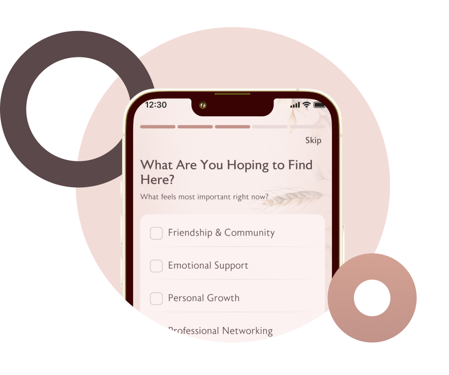 Seasons app interface
